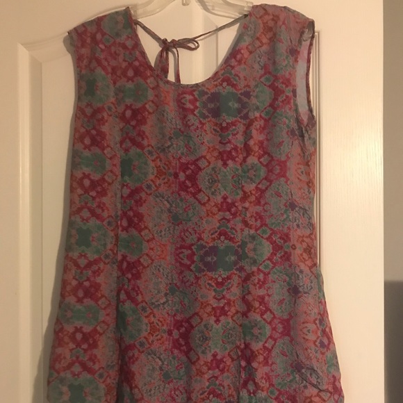 Some Days Lovin Bunker Back Tie Back Dress - Picture 4 of 6